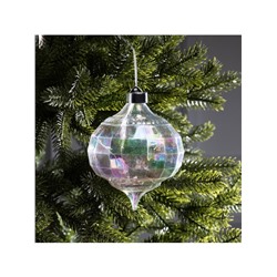 Ёлочная игрушка светодиодная «Ретро», 17×12 см, 12 LED, от батареек ААх2, свечение тёплое белое