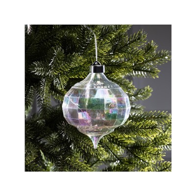 Ёлочная игрушка светодиодная «Ретро», 17×12 см, 12 LED, от батареек ААх2, свечение тёплое белое