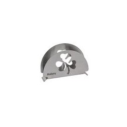 Салфетница нерж сталь 9,5*5 см Клевер Foglio Mallony (1/14), арт. 003058