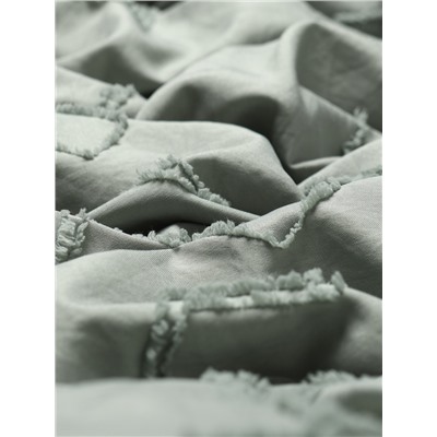 Покрывало 1.5-спальное LoveLife Tufting: Орнамент, 150×220±5 см, микрофайбер, зелёное