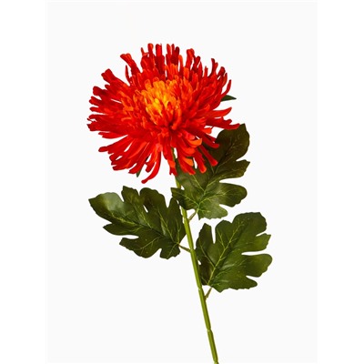 Цветы искусственные «Хризантема леди элит», 67×16 см, оранжевые