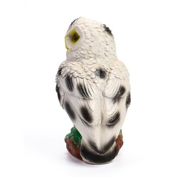 Садовая фигура из гипса «Сова полярная», 24×15×15 см