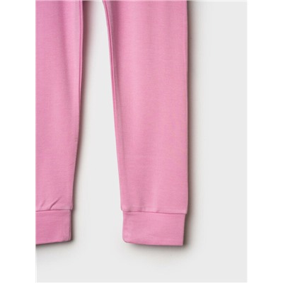 Термокомплект трикот. для девочек: фуфайка (футболка) с длин. рук, брюки