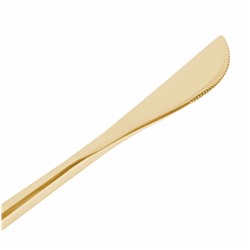 Набор ножей 6шт 22см золотое напыление, нержавеющая сталь