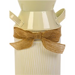 Кашпо - ваза «Гленн», 10×10×19 см, 1.2 л, бежевое