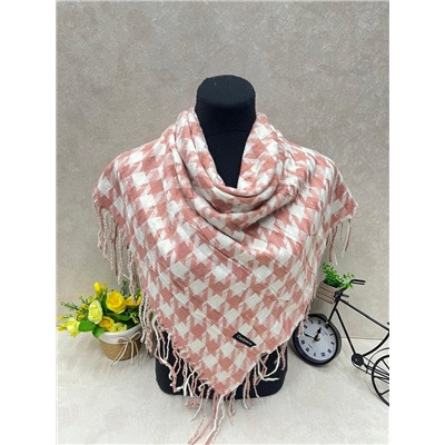 Платок в клетку из кашемира, мультицвет