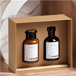 Набор подарочный: диффузор 120 мл, свеча ароматическая, 120 г, Английская груша и фрезия