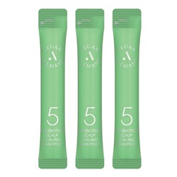 AllMasil Глубокоочищающий шампунь для волос с пробиотиками / Vegan 5 Probiotics Scalp Scaling Shampoo Stick Pouch, 20 шт. х 8 мл 23650