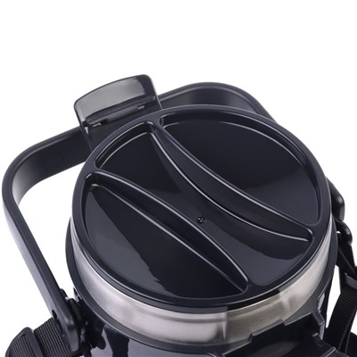 Термос для еды, 1.7 л, сохраняет тепло до 8 ч, нержавеющая сталь, синий