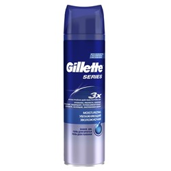 Гель для бритья Джиллетт(ʤɪˈlet) Series Moisturizing Увлажняющий с маслом какао 200мл