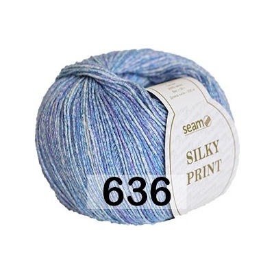 Пряжа Сеам Silky print