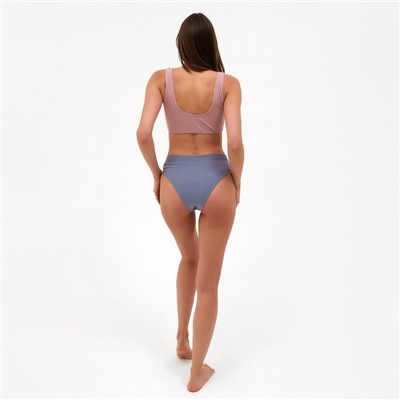 Плавки купальные слипы завышенные женские MINAKU, размер 44, серая