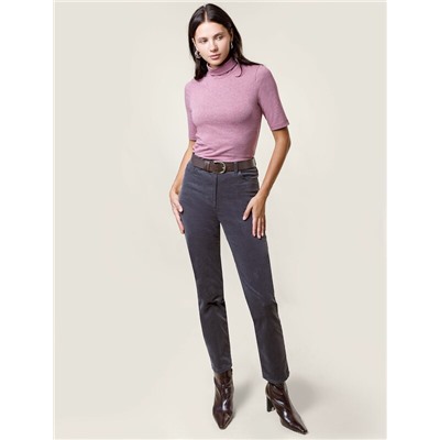 Брюки из эластичного микро-вельвета