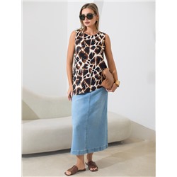 Топ из вискозы с лиоцеллом