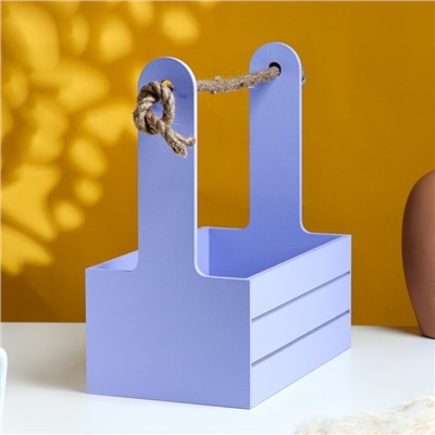 Подарочный ящик «Аром», 25.5×15×30 см, деревянный, сиреневый