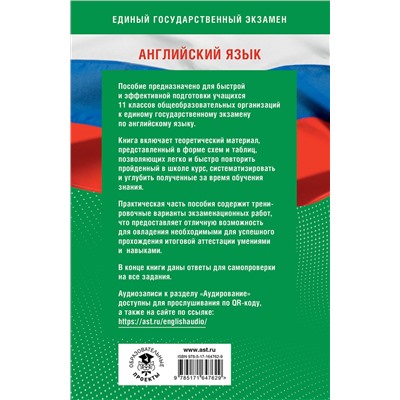 АСТ Музланова Е.С., Терентьева О.В. "Готовимся к ЕГЭ за 30 дней. Английский язык"
