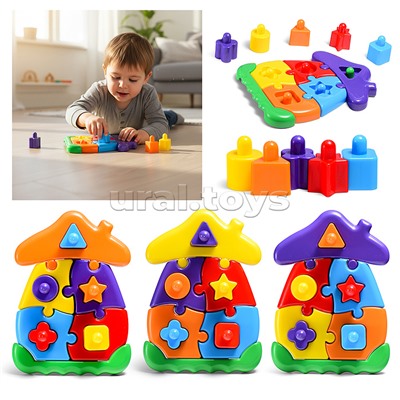 Логическая игрушка "Домик"