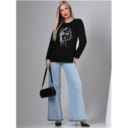 Лонгслив Отличный вариант, нью блэк