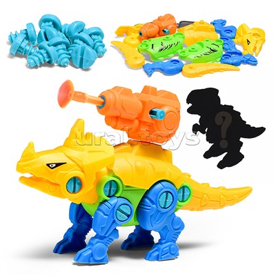 Конструктор "Динозавр" с отверткой, в коробке