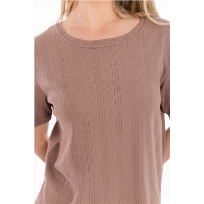 Футболка с коротким рукавом из рибаны М325436к