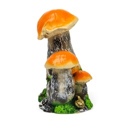 Садовая фигура из полистоуна «Грибы», 15×12×20 см