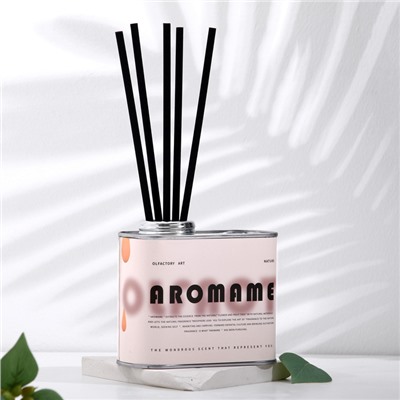 Набор диффузор ароматический Aromame, августовские цветы, 500 мл, прямоугольная банка