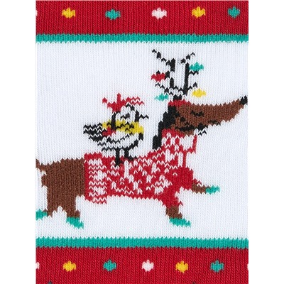 Omsa Носки OMSA kids   Calzino 21N63 плюш (Кот, Заяц, Собака)