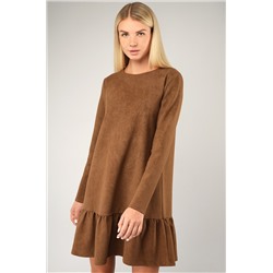 Женское платье трапеция из футера Happyfox