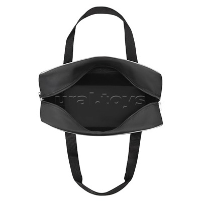 Сумка для спорта "BLACK & WHITE" черный/белый 38x29x20 см