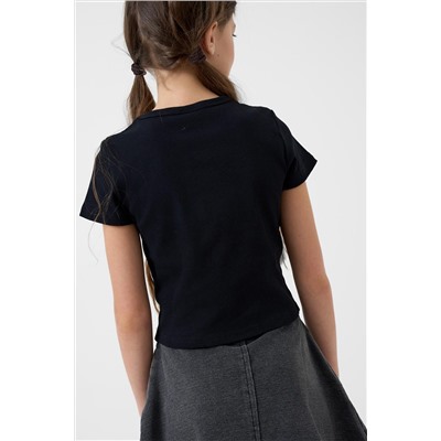 Фуфайка трикотажная для девочек (футболка) PLAYTODAY, 1240216