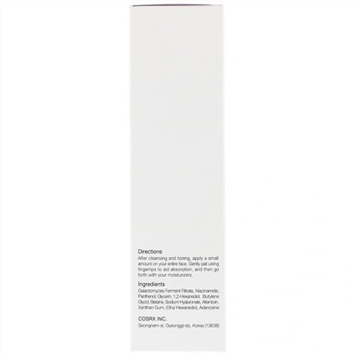 Cosrx, Тонизирующий состав Galactomyces 95 Tone Balancing Essence, 3,38 жидкой унции (100 мл)