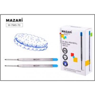 Стержень 99 мм "типа Parker" синий M-7945-70 Mazari