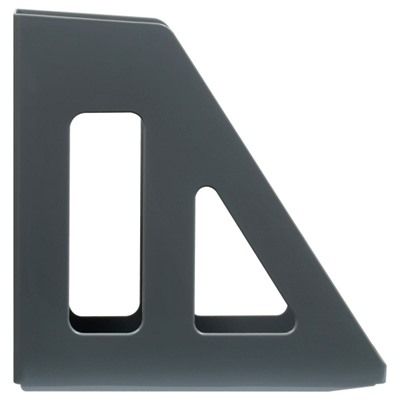 Лоток для бумаг вертикальный  70 мм Актив серый ЛТ510, ЛТВ-31097 Стамм