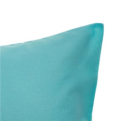 Наволочка «Этель», 50×70 см, бирюзовый, бязь, хлопок 100%