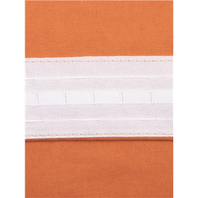 Шторы для кухни для кухни с подхватами «Этель» Kitchen, 150×180 см, комплект - 2 шт., оранжевые
