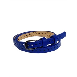 Ремень женский из искусственной, цвет синий