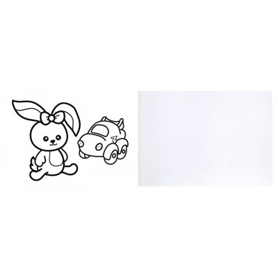 Альбом для рисования 32л с раскраской АЛКМА4Р-32 Каляка-Маляка