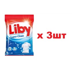 Liby Стиральный порошок Super-Clean 500г 3шт