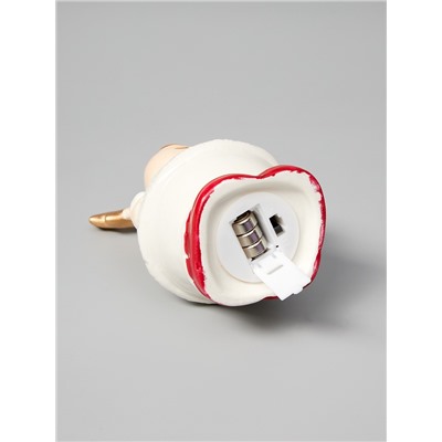 Светодиодная фигура «Олененок в свитере», 13.8×6×7 см, 1 LED, керамика, от батареек LR44×3, тёплый белый свет