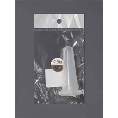 Банка вакуумная для массажа, размер M, d=3.9 см, прозрачная