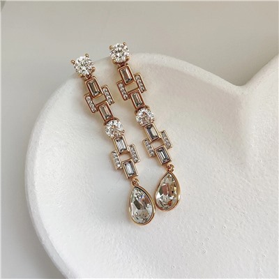 Серьги с кристаллами Swarovski