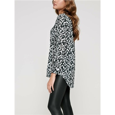 Блузы CONTE LBL 1091 Рубашка с геометрическим рисунком из хлопка премиального качества