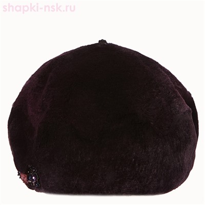 Волна бантик-бисер кролик Берет женский (56-58)