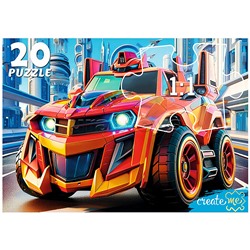 Макси-пазлы 20 "Машинка будущего"