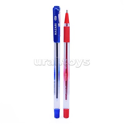 Набор ручек шариковых "Sailor", 10 цв.(ассорти), серия Smart Ink, чернила на масляной основе (Индия), игольчатый пиш.узел 0.7мм (Индия), корпус пластиковый прозрачный, с резиновым грипом, сменный стержень 144мм, ПВХ-упаковка