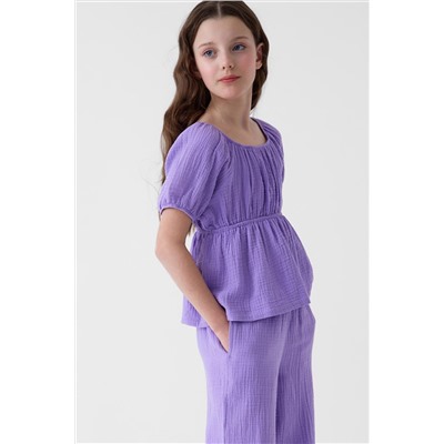 Комплект текстильный для девочек: блузка, брюки PLAYTODAY, 1240283