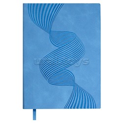 Ежедневник недатированный Escalada, А6+, 160 л., Бейбискин голубой