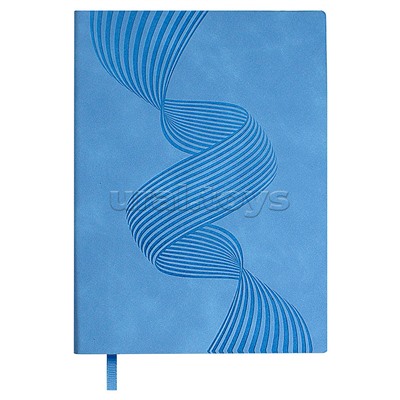 Ежедневник недатированный Escalada, А6+, 160 л., Бейбискин голубой