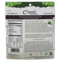 Organic Traditions, Chlorella Powder, 5.3 oz (150 g)