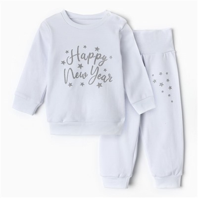 Костюм детский, рост 80 см, белый